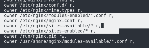 Commande Linux Apparmor