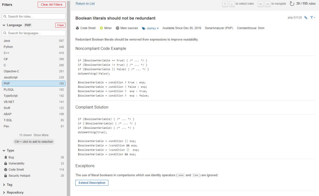 Exemple de bonnes pratiques