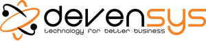 Logo devensys sur fond blanc